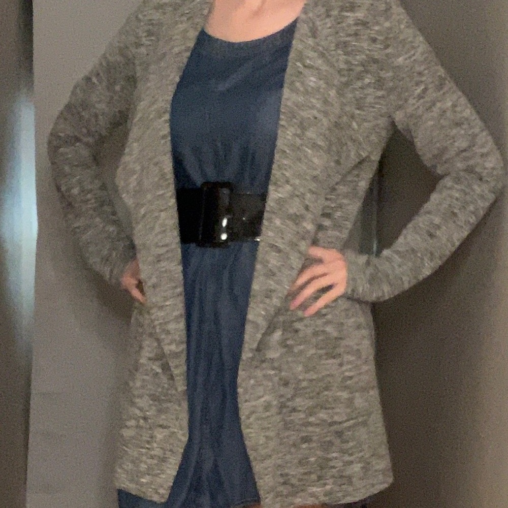 Heather Gray Roz & Ali Sweater with POCKETS